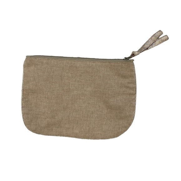 Unbranded Floral Beaded Unicorn Zip Up Cosmetic Bag - Picture 4 of 7